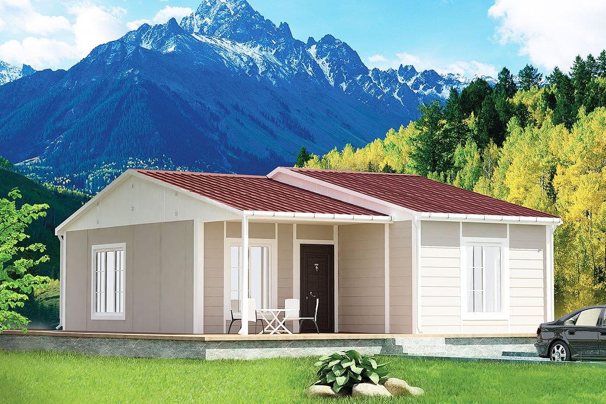 61 m² Prefabrik Ev 2+1
