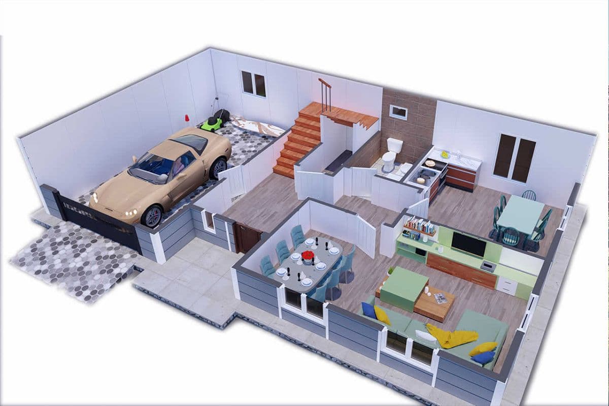 194 m² Çelik Ev 3+1