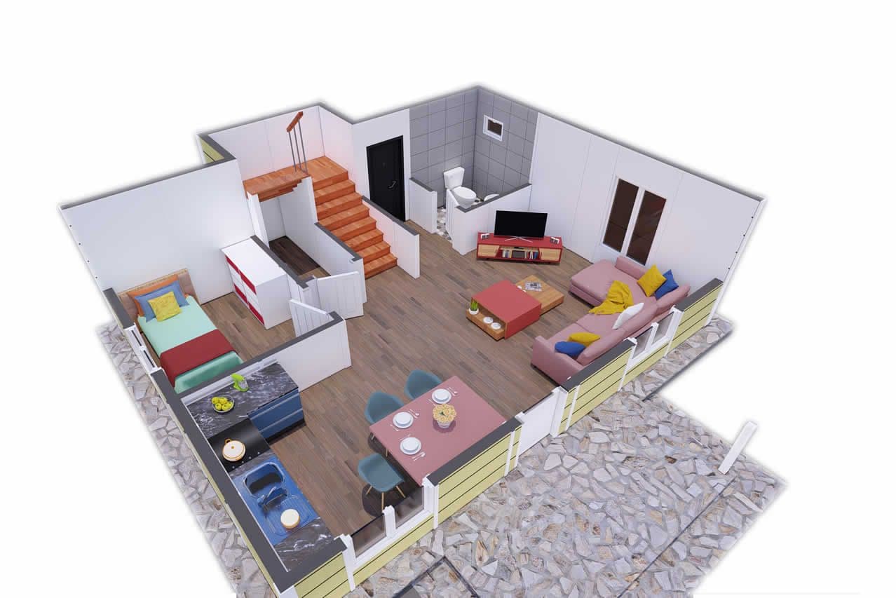 130 m² Prefabrik Villa 4+1