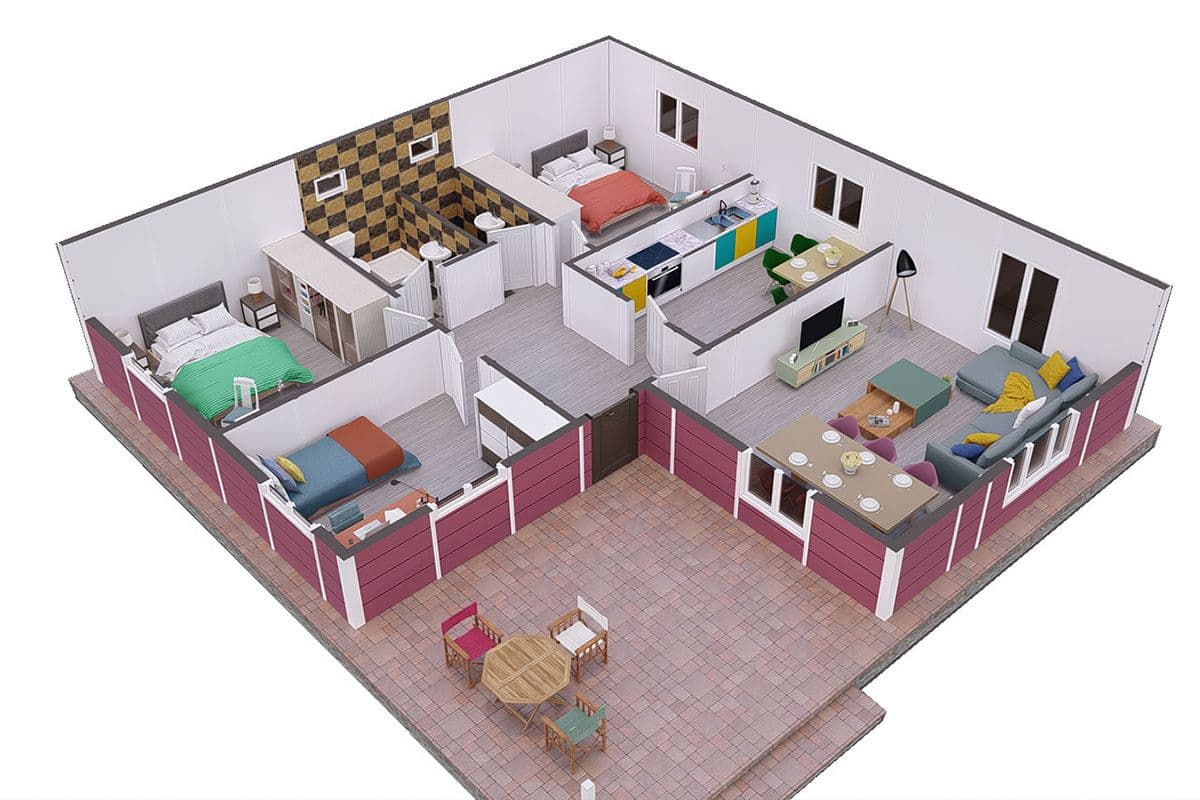 118 m² Çelik Ev 4+1